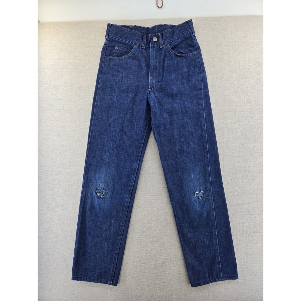 Vintage Ranchcraft Jeans Boys Fits 24.5x26" Half Selvedge Denim Penneys